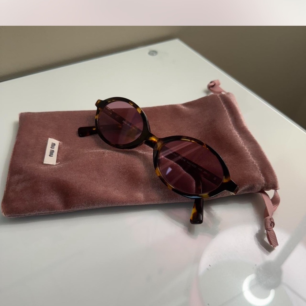 Miu Miu Honey Havana Sunglasses